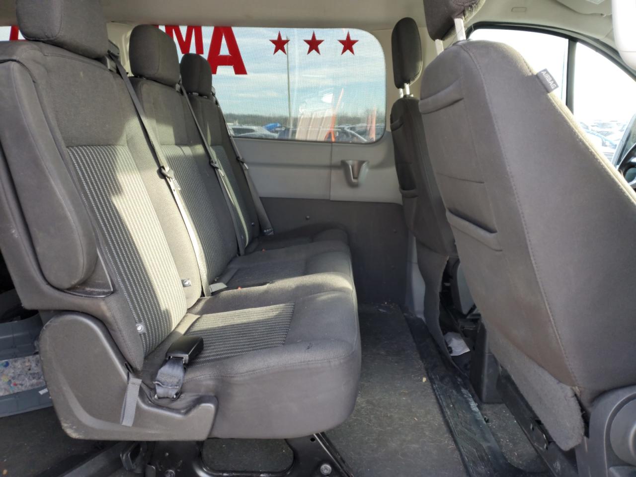 2017 Ford Transit VIN 1FBZX2YM6HKA63355 Copart auction photo, side / rear end damage thumbnail 12