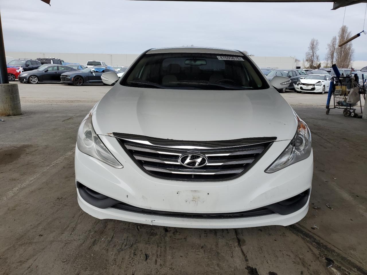 2014 Hyundai Sonata VIN 5NPEB4AC3EH925611 Copart auction photo, minor dent/scratches damage thumbnail 5