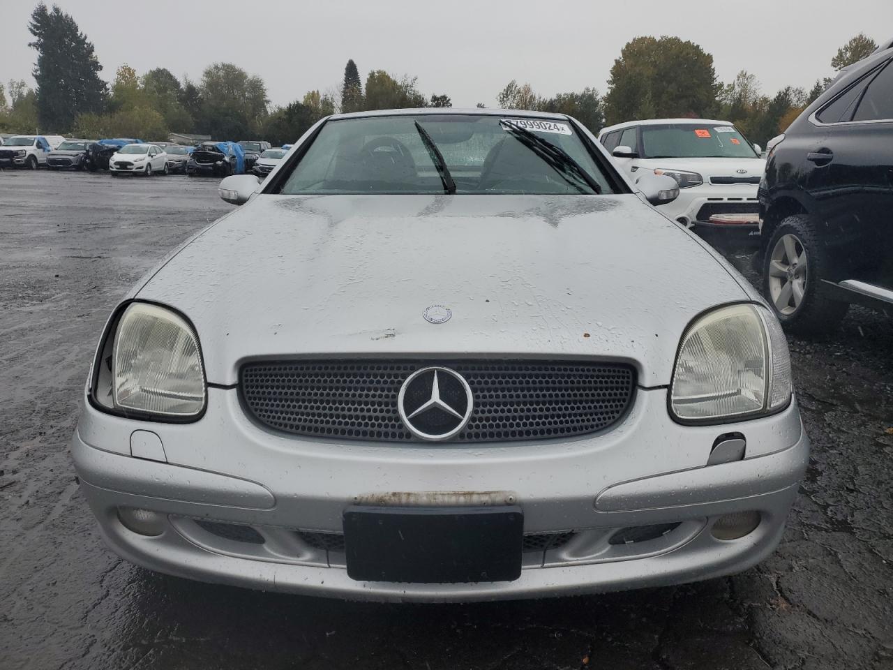 2001 Mercedes-Benz SLK-klasse VIN WDBKK65F01F225700 Copart auction photo, rear end / front end damage thumbnail 5