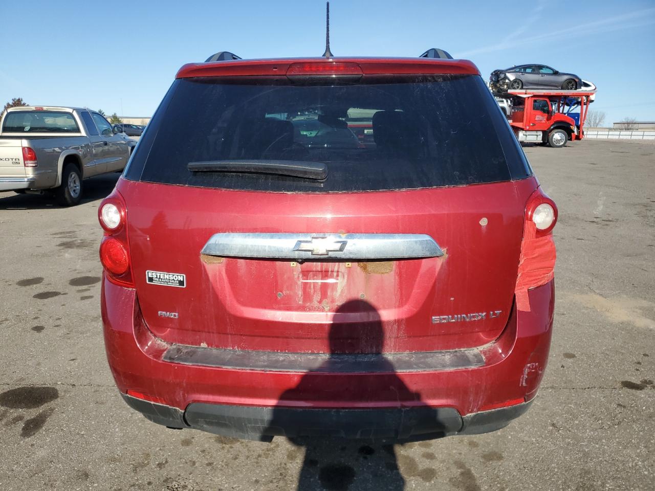 2013 Chevrolet Equinox VIN 2GNFLEEK9D6416285 Copart auction photo, front end / mechanical damage thumbnail 6