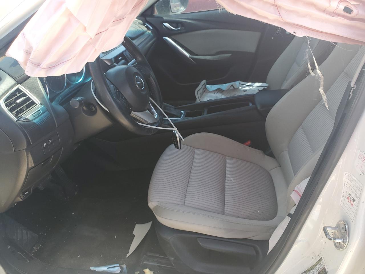 2016 Mazda 6 VIN JM1GJ1U58G1425896 Copart auction photo, side / front end damage thumbnail 7