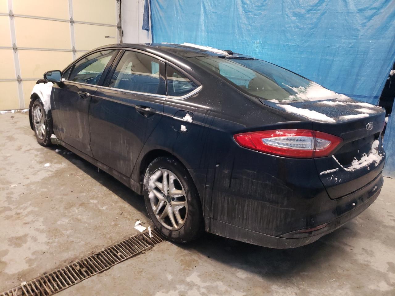 2014 Ford Fusion VIN 3FA6P0H71ER143317 Copart auction photo, front end / rear end damage thumbnail 2