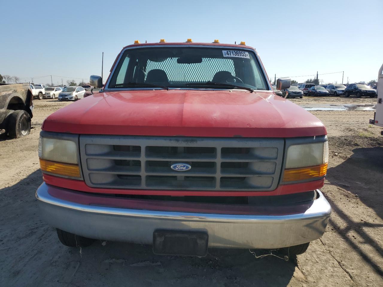 1997 Ford F250 VIN 1FTHX25H7VEB89748 Copart auction photo, front end / rear end damage thumbnail 5