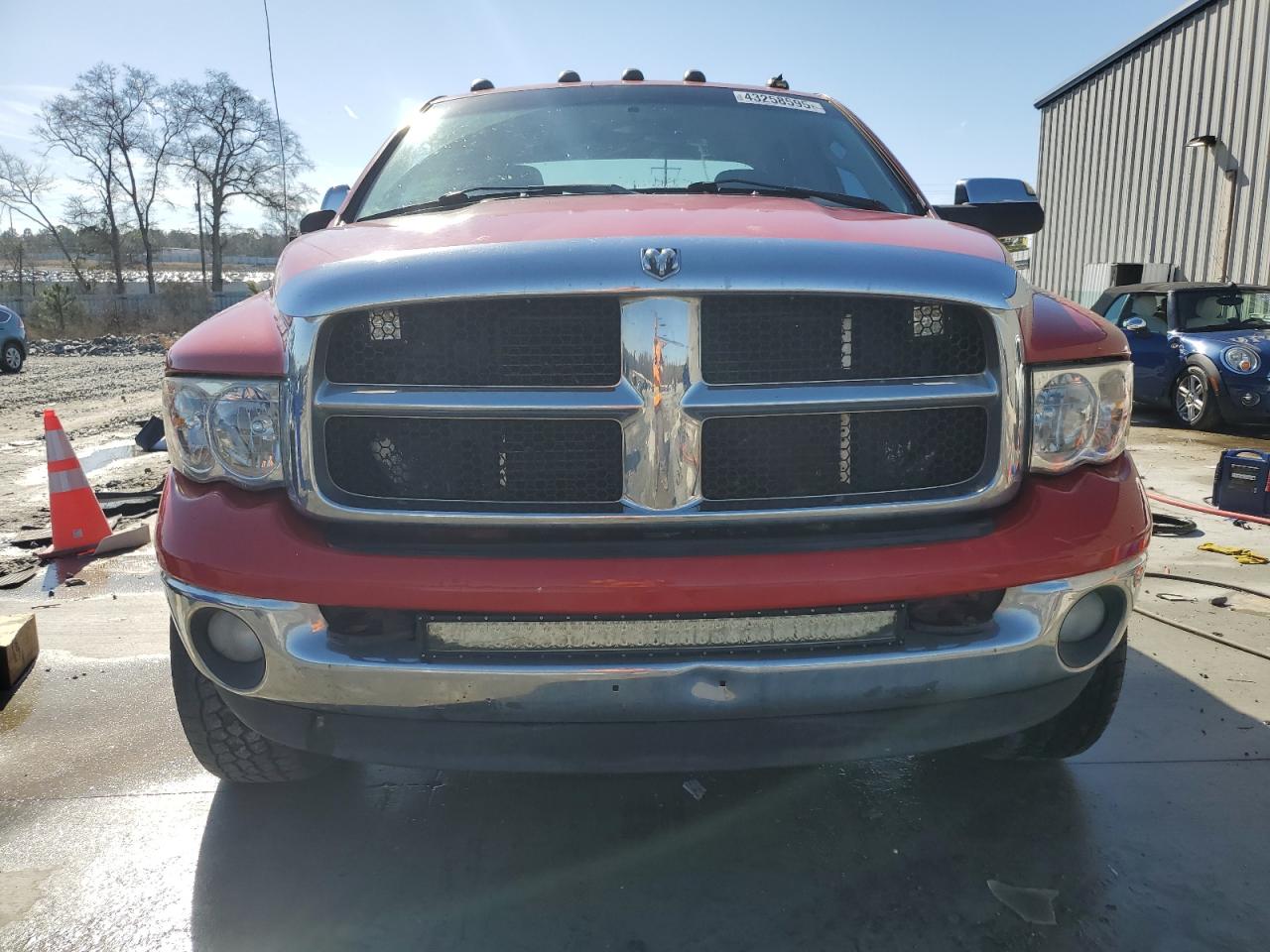 2003 Dodge RAM VIN 3D7KU28C83G843344 Copart auction photo, rear end damage thumbnail 5