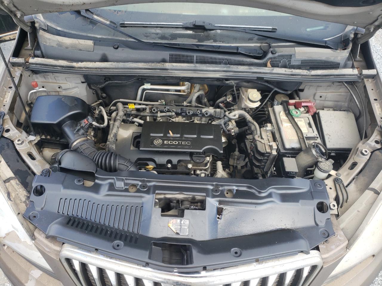 2014 Buick Encore VIN KL4CJCSB2EB690124 Copart auction photo, water/flood damage thumbnail 12