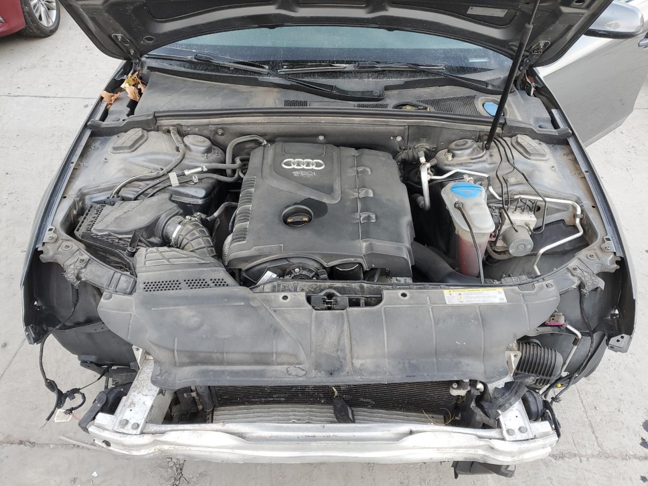 2013 Audi A4 VIN WAUBFAFL9DN006870 Copart auction photo, front end / mechanical damage thumbnail 11