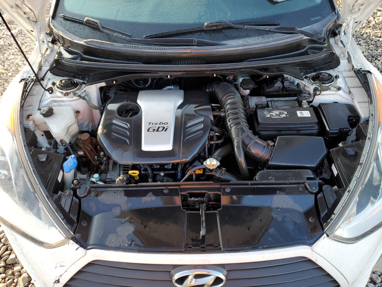 2013 Hyundai Veloster VIN KMHTC6AE0DU123230 Copart auction photo, front end damage thumbnail 11