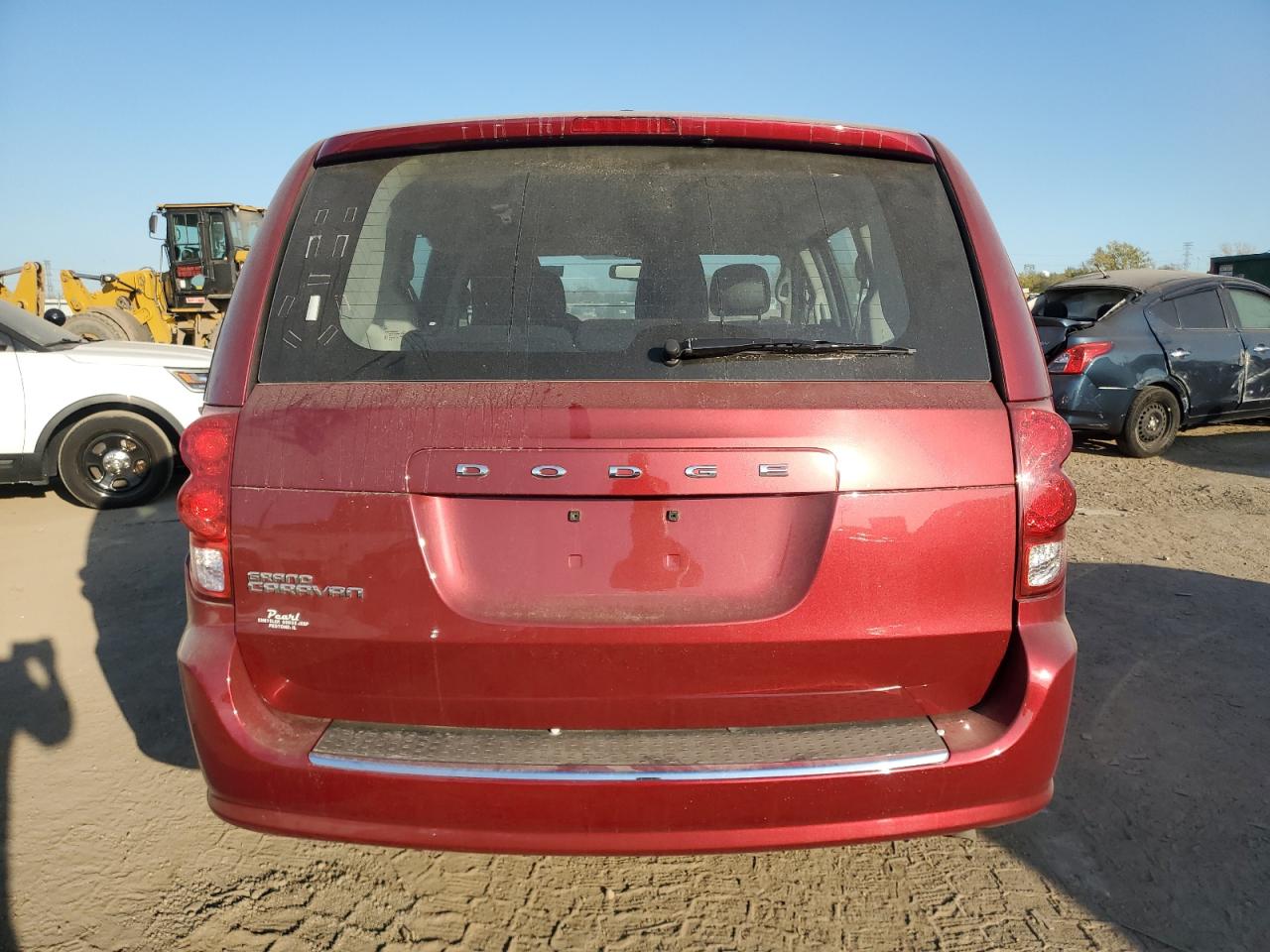 2016 Dodge Caravan VIN 2C4RDGBG3GR203804 Copart auction photo, side / rear end damage thumbnail 6