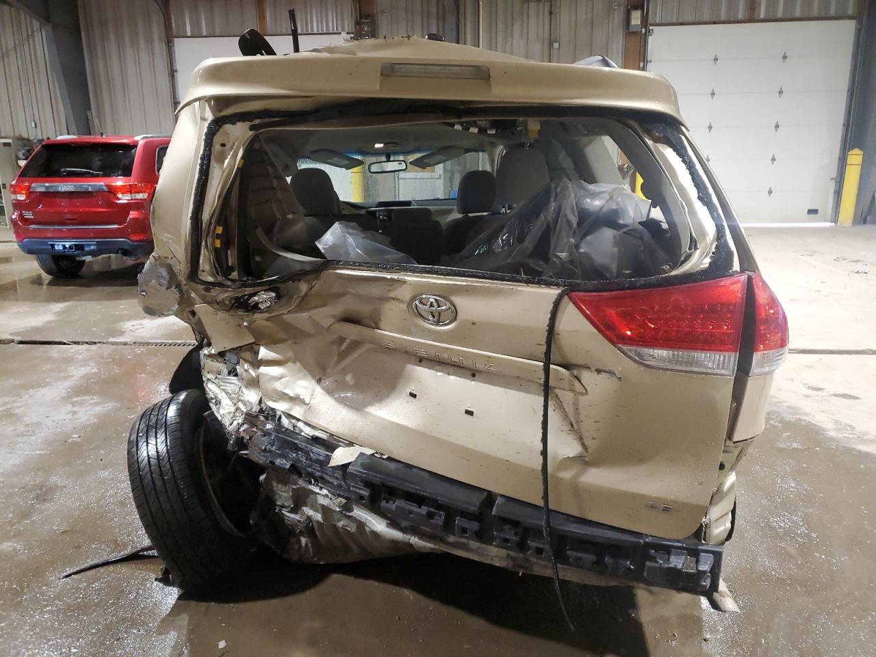 2012 Toyota Sienna VIN 5TDKK3DCXCS236357 Copart auction photo, all over damage thumbnail 6