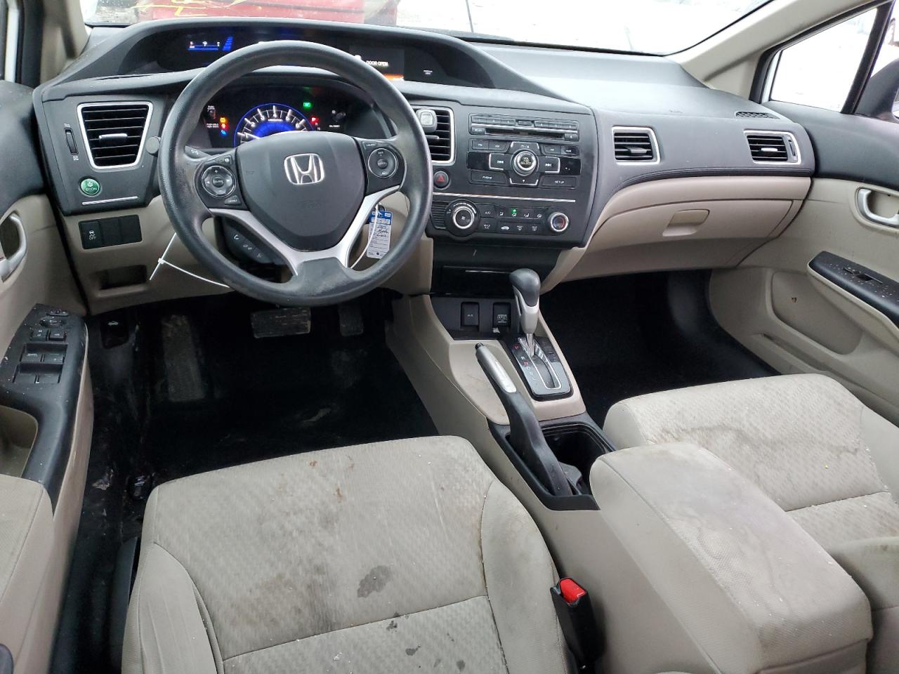 2015 Honda Civic VIN 19XFB2F58FE092445 Copart auction photo, rear end damage thumbnail 8