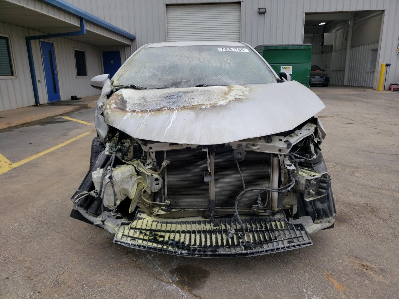 2017 Toyota Corolla VIN 5YFBURHE2HP732343 Copart auction photo, all over / burn damage thumbnail 5