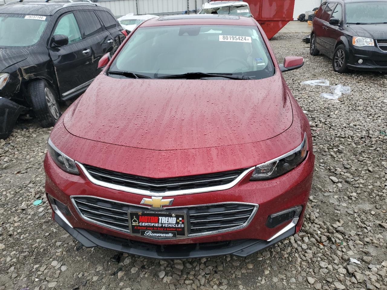 2018 Chevrolet Malibu VIN 1G1ZE5SX8JF119373 Copart auction photo, side damage thumbnail 5