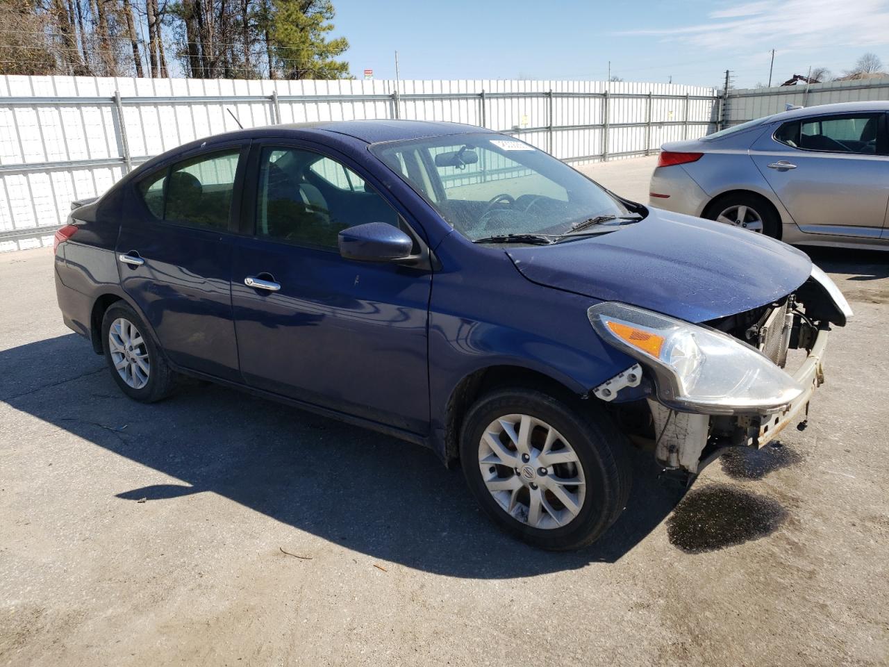 2019 Nissan Versa VIN 3N1CN7AP7KL826128 Copart auction photo, front end damage thumbnail 4