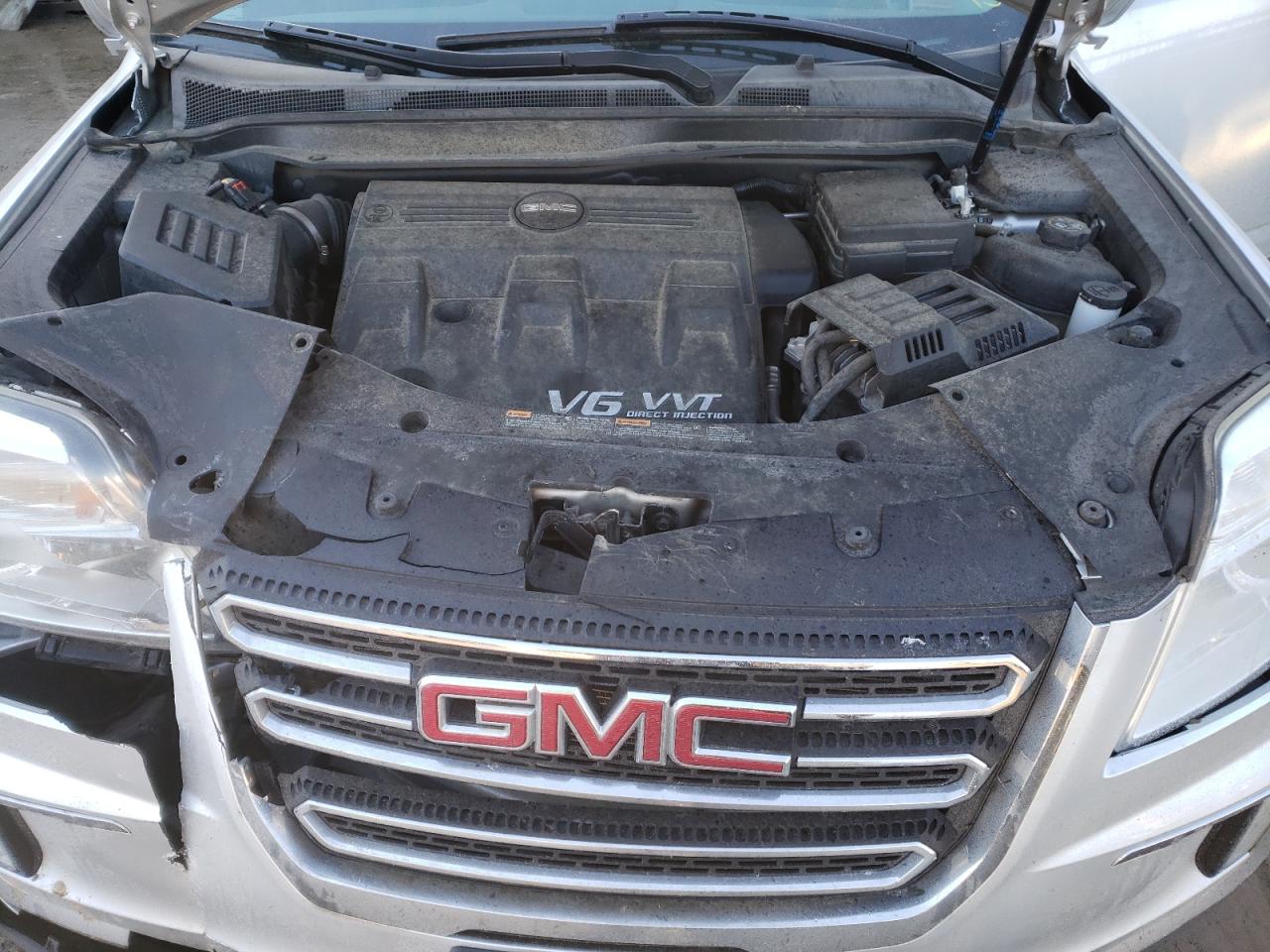 2017 GMC Terrain VIN 2GKFLUE37H6341270 Copart auction photo, front end damage thumbnail 11