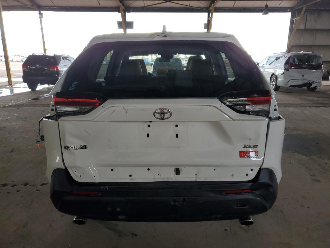 2021 Toyota RAV 4 VIN 2T3W1RFV9MC162744 Copart auction photo, rear end damage thumbnail 6