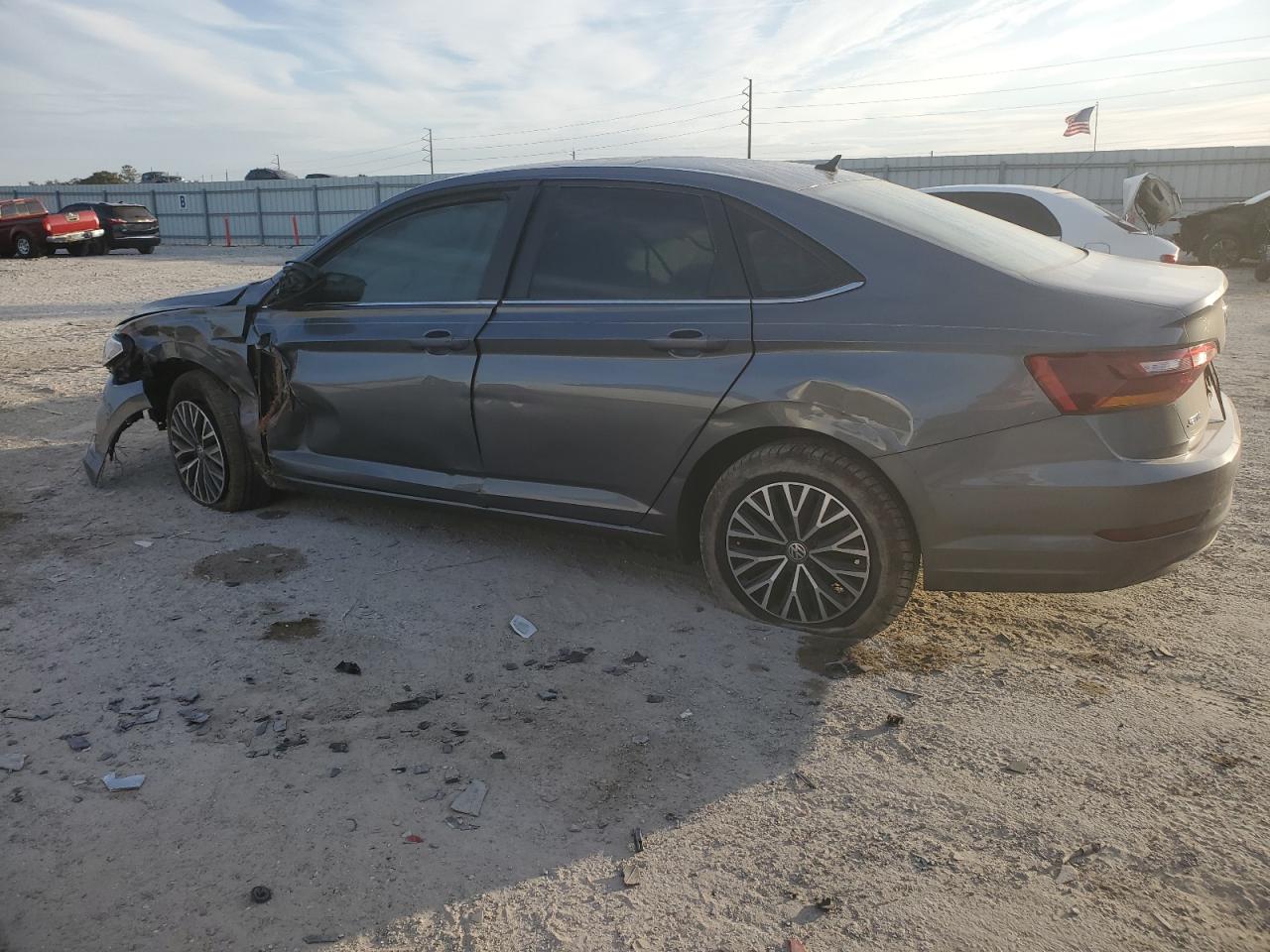 2019 Volkswagen Jetta VIN 3VWC57BU8KM046373 Copart auction photo, all over damage thumbnail 2