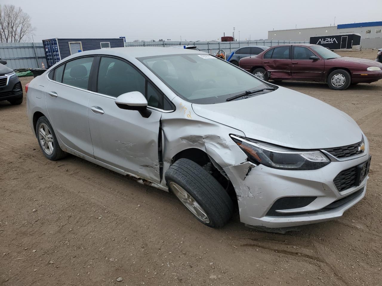 2016 Chevrolet Cruze VIN 1G1BE5SMXG7241405 Copart auction photo, front end / side damage thumbnail 4