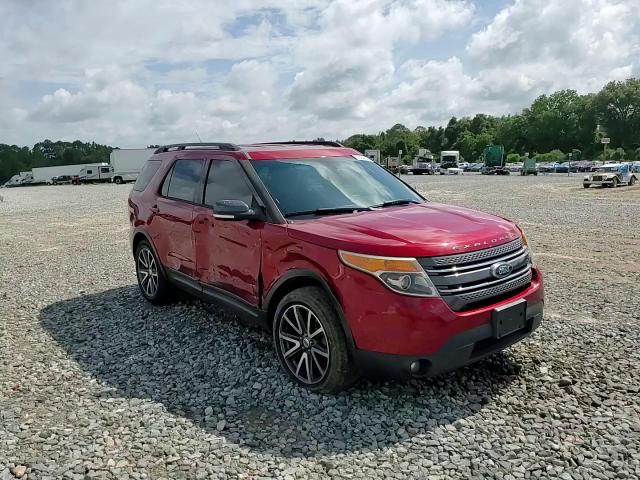 2015 Ford Explorer VIN 1FM5K7D8XFGA61277 Copart auction photo, front end / side damage thumbnail 11