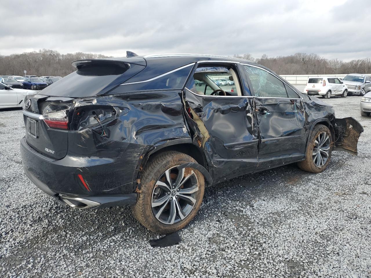 2019 Lexus RX VIN 2T2ZZMCA2KC144856 Copart auction photo, all over damage thumbnail 3