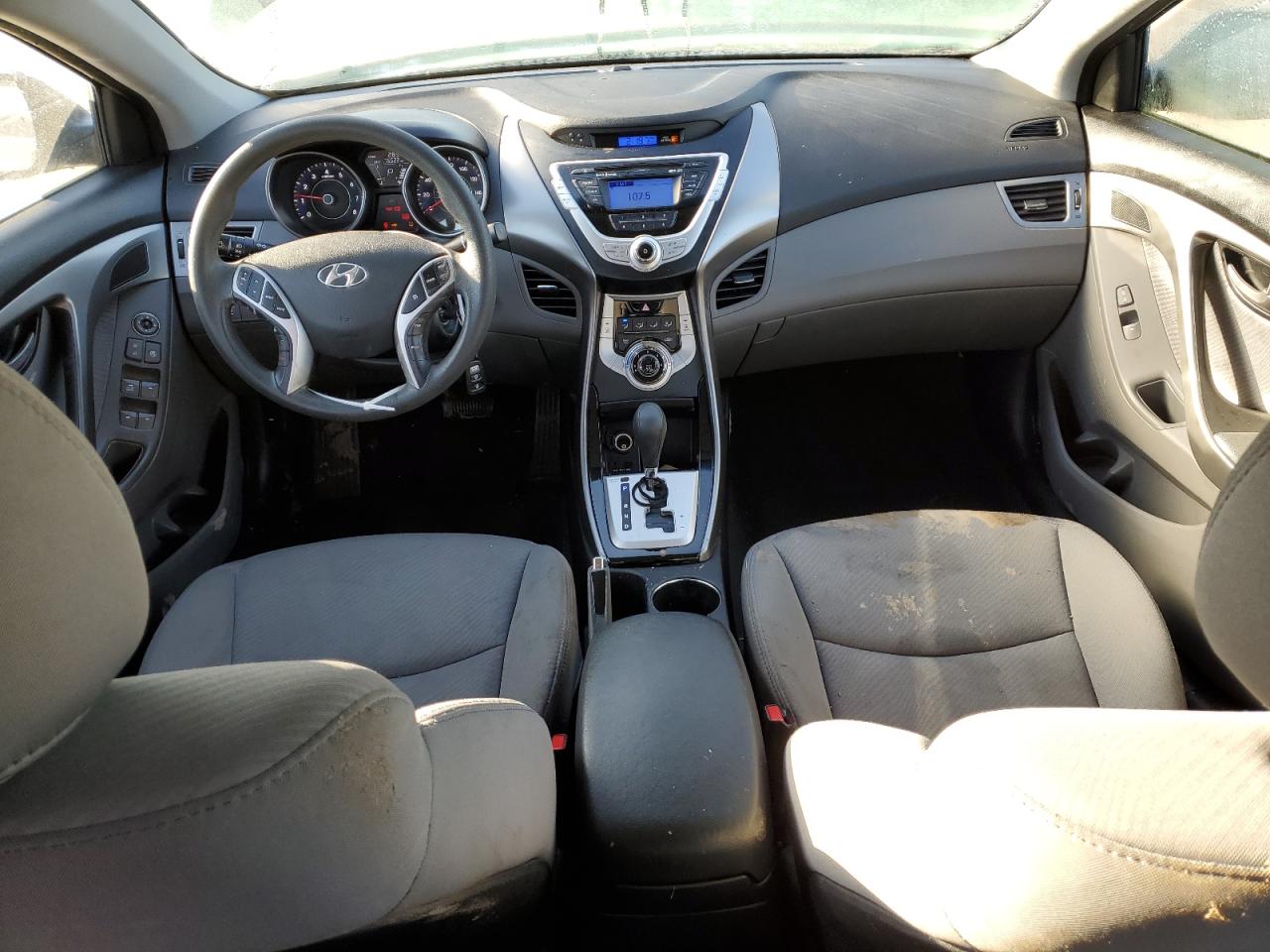 2012 Hyundai Elantra VIN 5NPDH4AE5CH070516 Copart auction photo, front end / rear end damage thumbnail 8