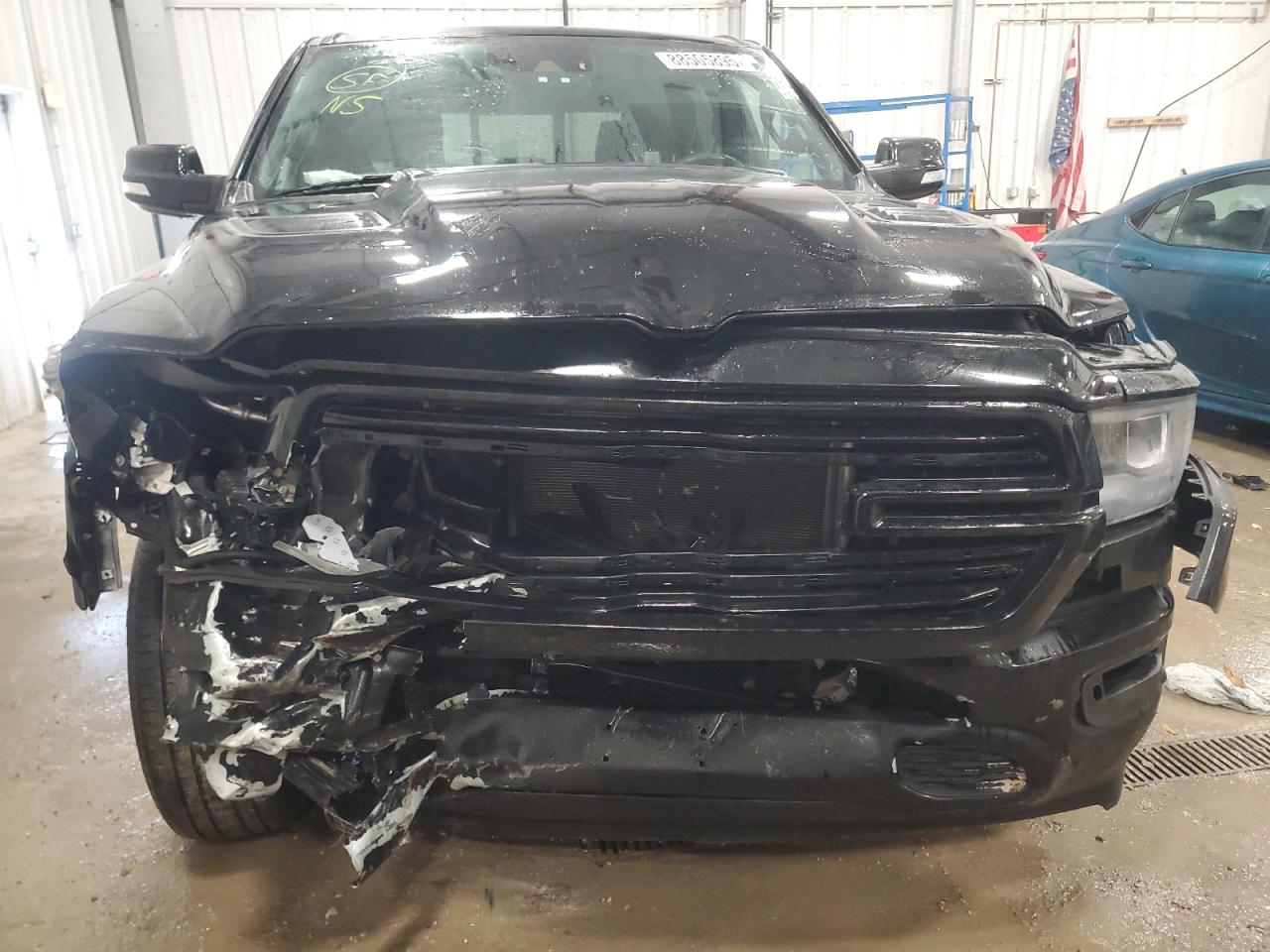 2021 RAM 1500 VIN 1C6SRFJTXMN785007 Copart auction photo, front end damage thumbnail 5