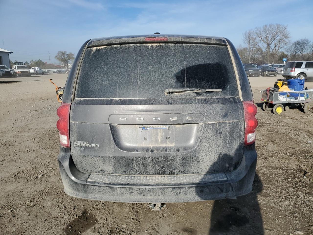 2014 Dodge Caravan VIN 2C4RDGBG9ER458261 Copart auction photo, front end damage thumbnail 6