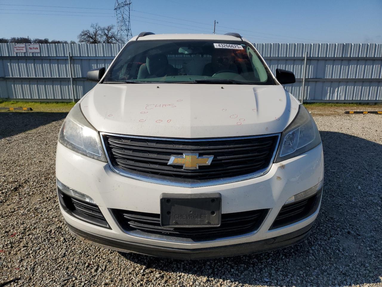 2014 Chevrolet Traverse VIN 1GNKRFED4EJ267289 Copart auction photo, rear end damage thumbnail 5
