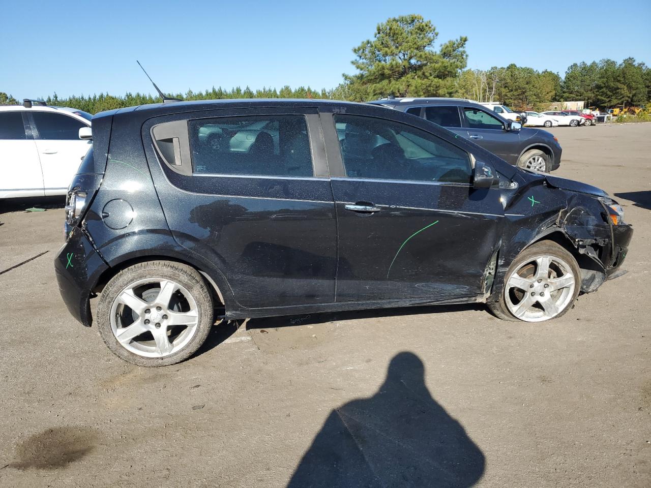 2014 Chevrolet Sonic VIN 1G1JE6SB1E4133818 Copart auction photo, front end damage thumbnail 3