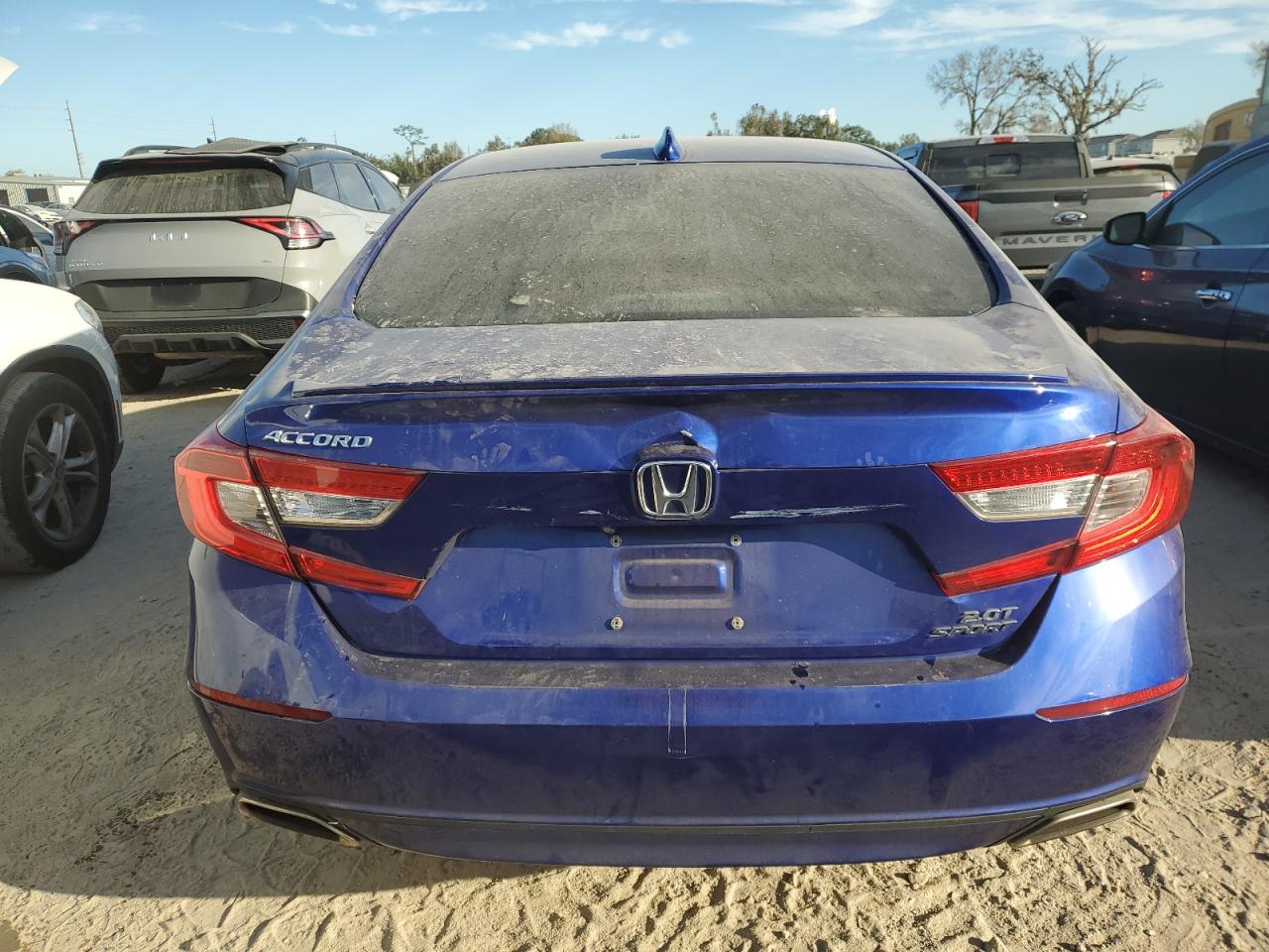 2020 Honda Accord VIN 1HGCV2F38LA022498 Copart auction photo, front end / water/flood damage thumbnail 6