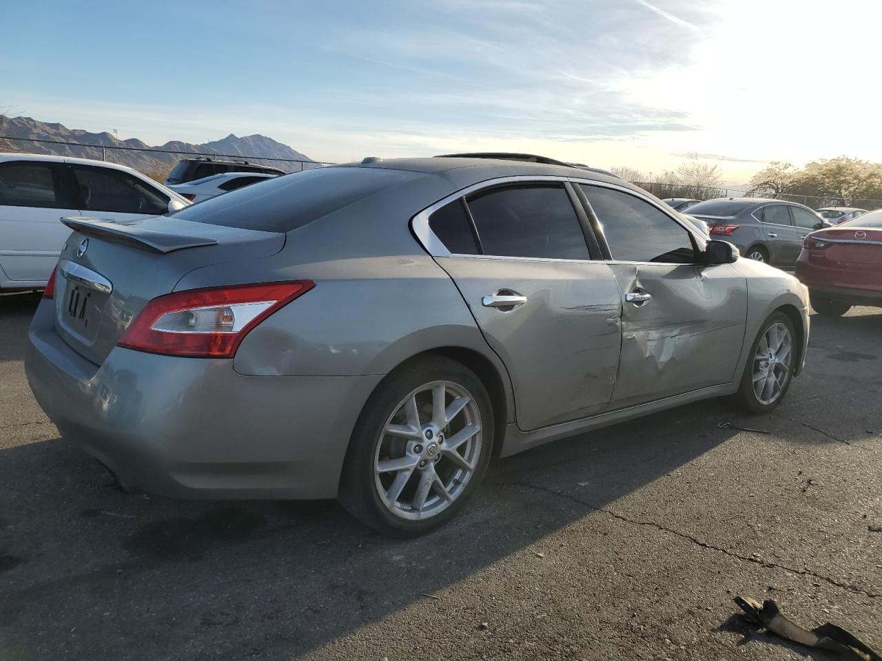 2009 Nissan Maxima VIN 1N4AA51E59C808922 Copart auction photo, side damage thumbnail 3