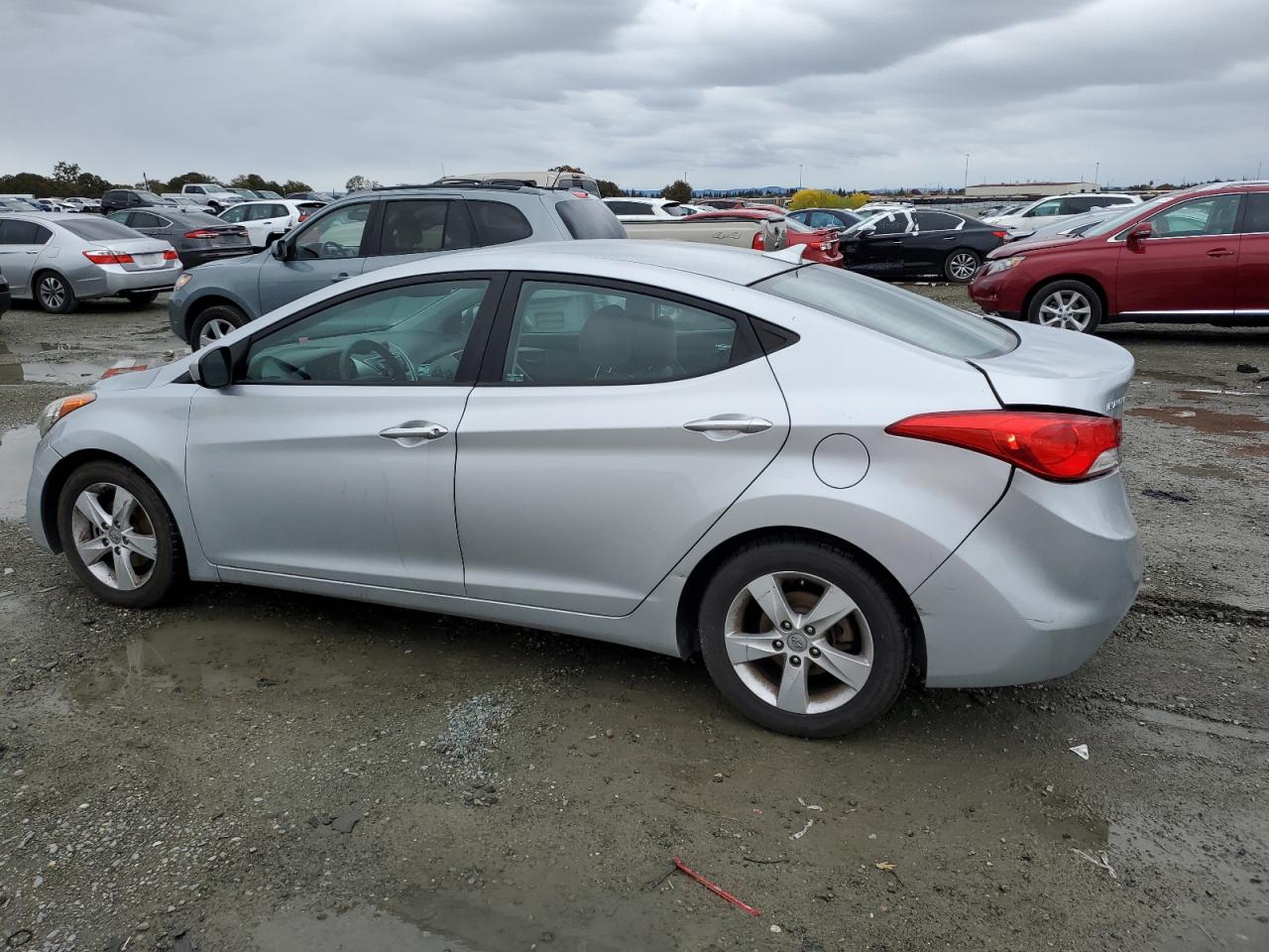 2013 Hyundai Elantra VIN 5NPDH4AE1DH451264 Copart auction photo, rear end damage thumbnail 2
