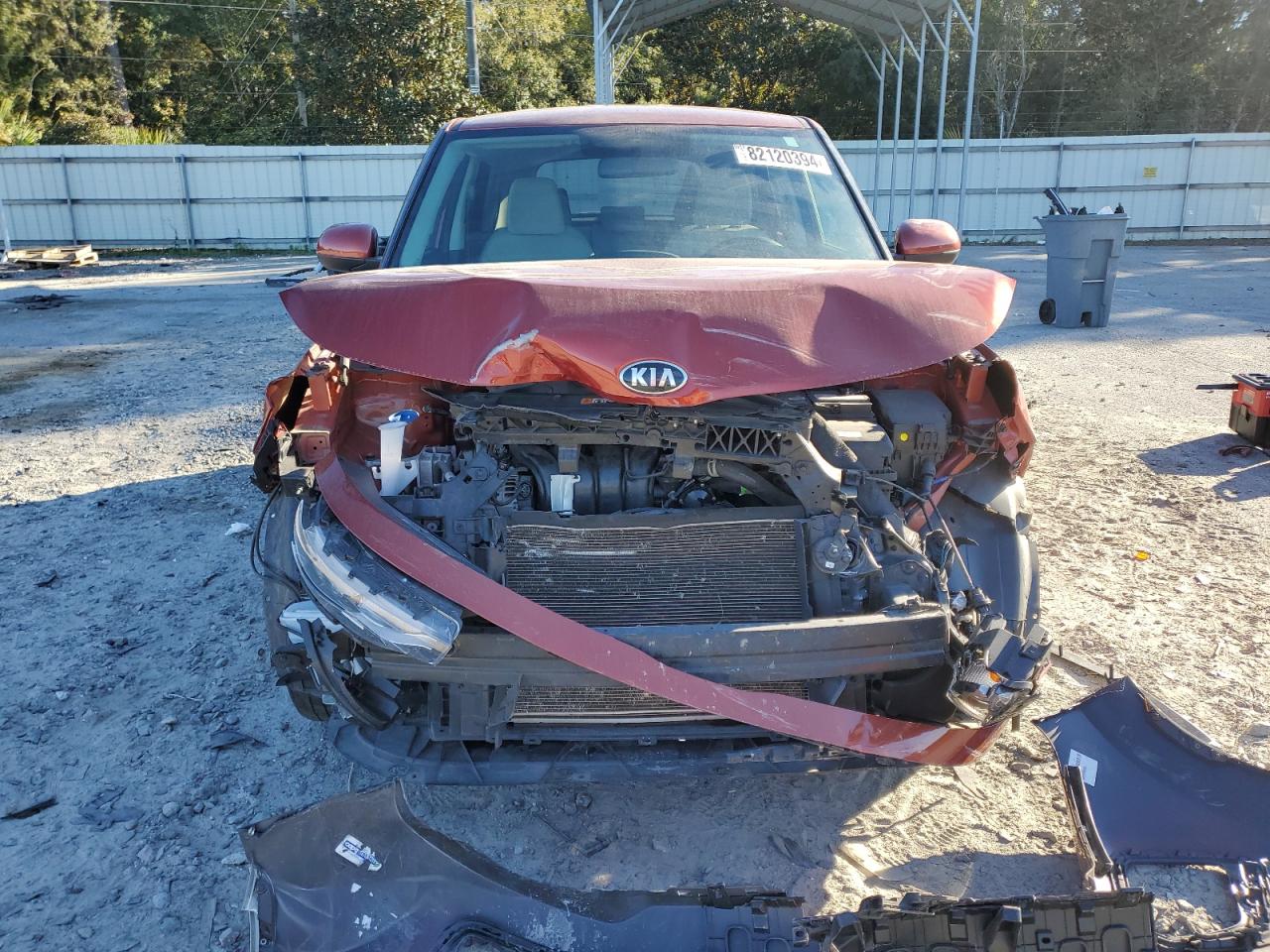 2021 KIA Soul VIN KNDJ23AU7M7775250 Copart auction photo, front end damage thumbnail 5