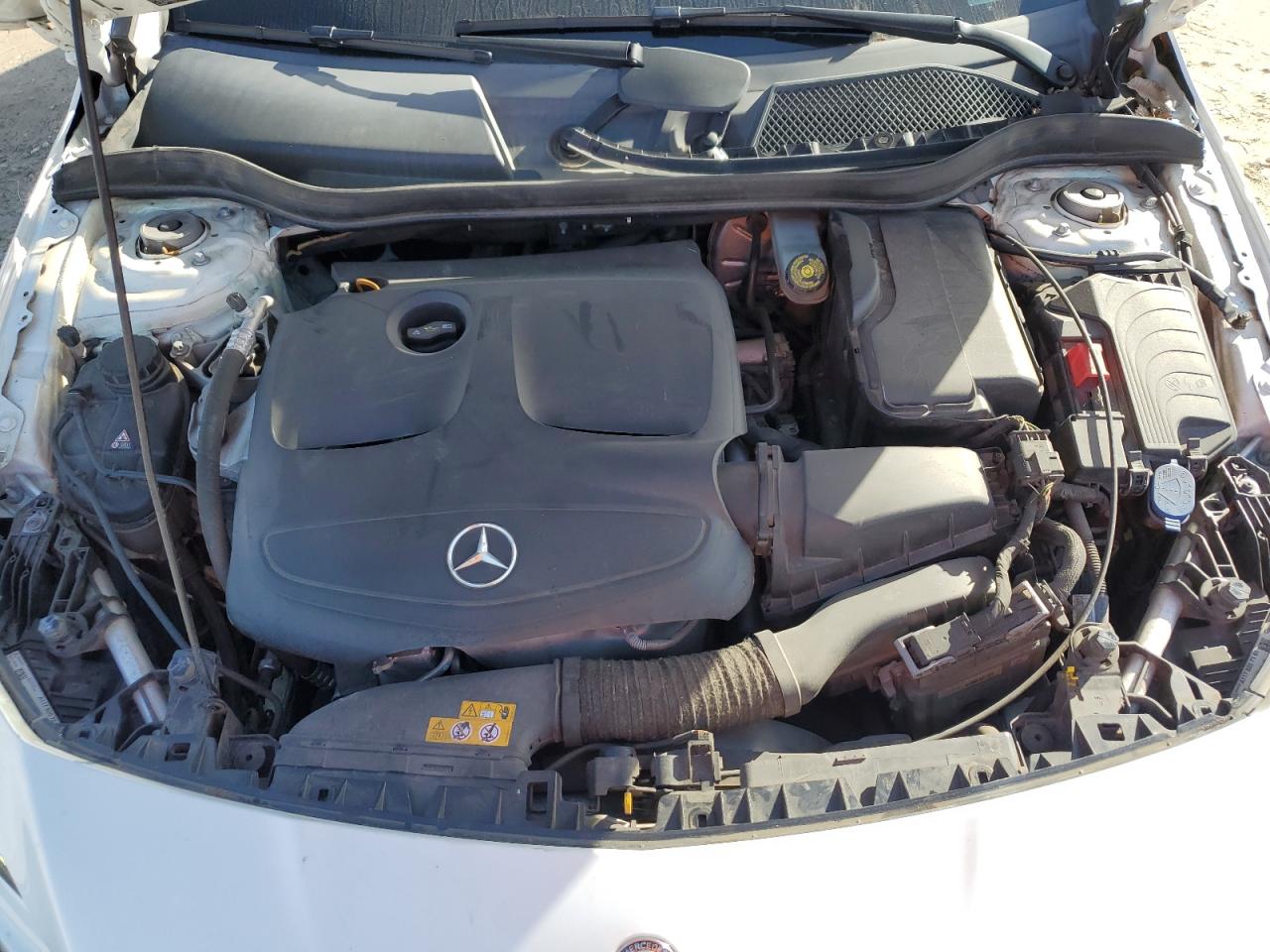 2019 Mercedes-Benz CLA-klasse VIN WDDSJ4EB8KN719628 Copart auction photo, undercarriage / front end damage thumbnail 11