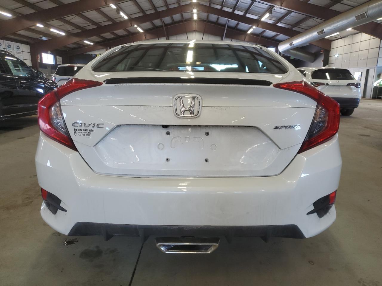 2021 Honda Civic VIN 19XFC2F84ME003314 Copart auction photo, front end / minor dent/scratches damage thumbnail 6