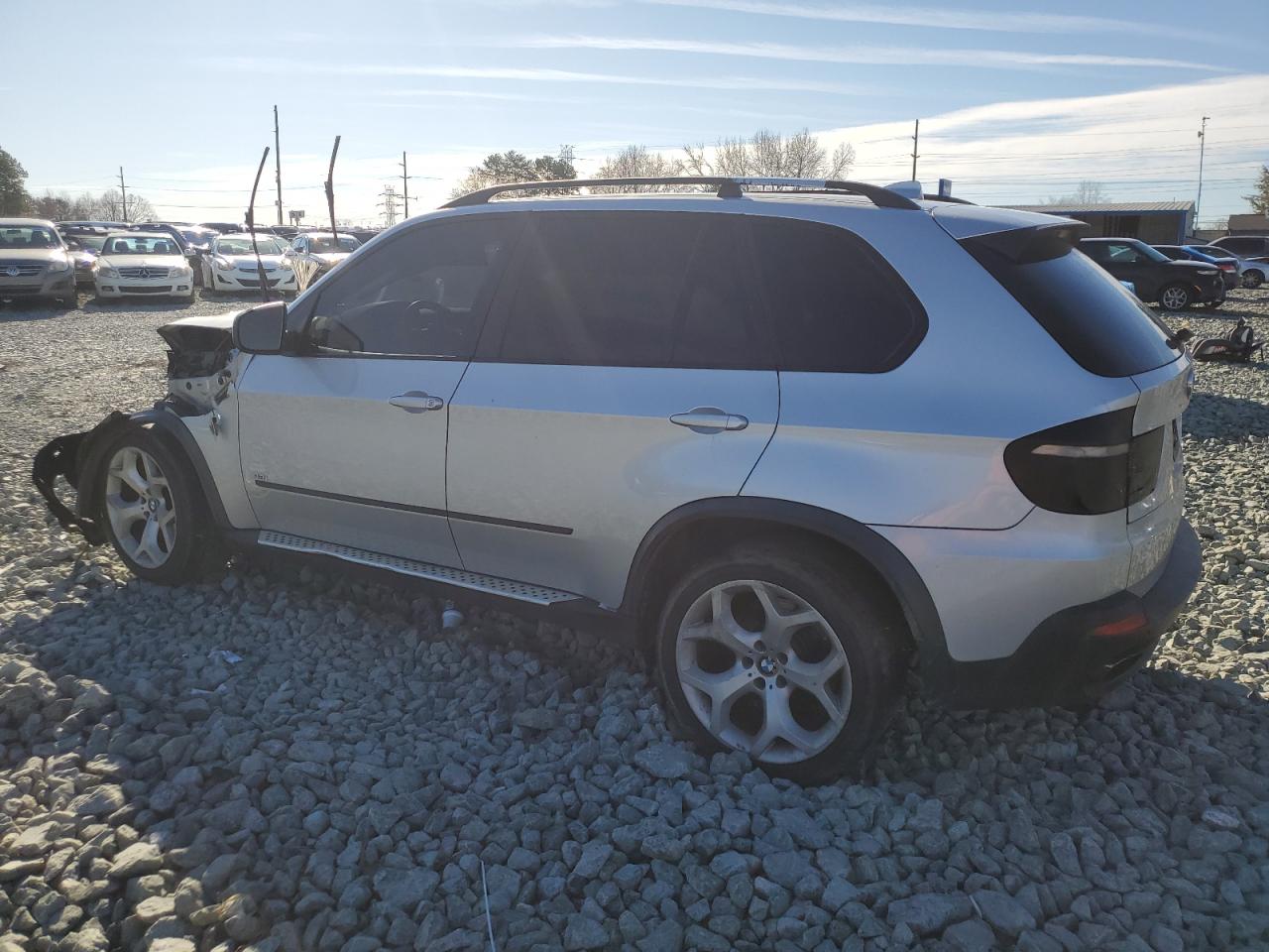 2008 BMW X5 VIN 5UXFE83578L163741 Copart auction photo, front end / minor dent/scratches damage thumbnail 2