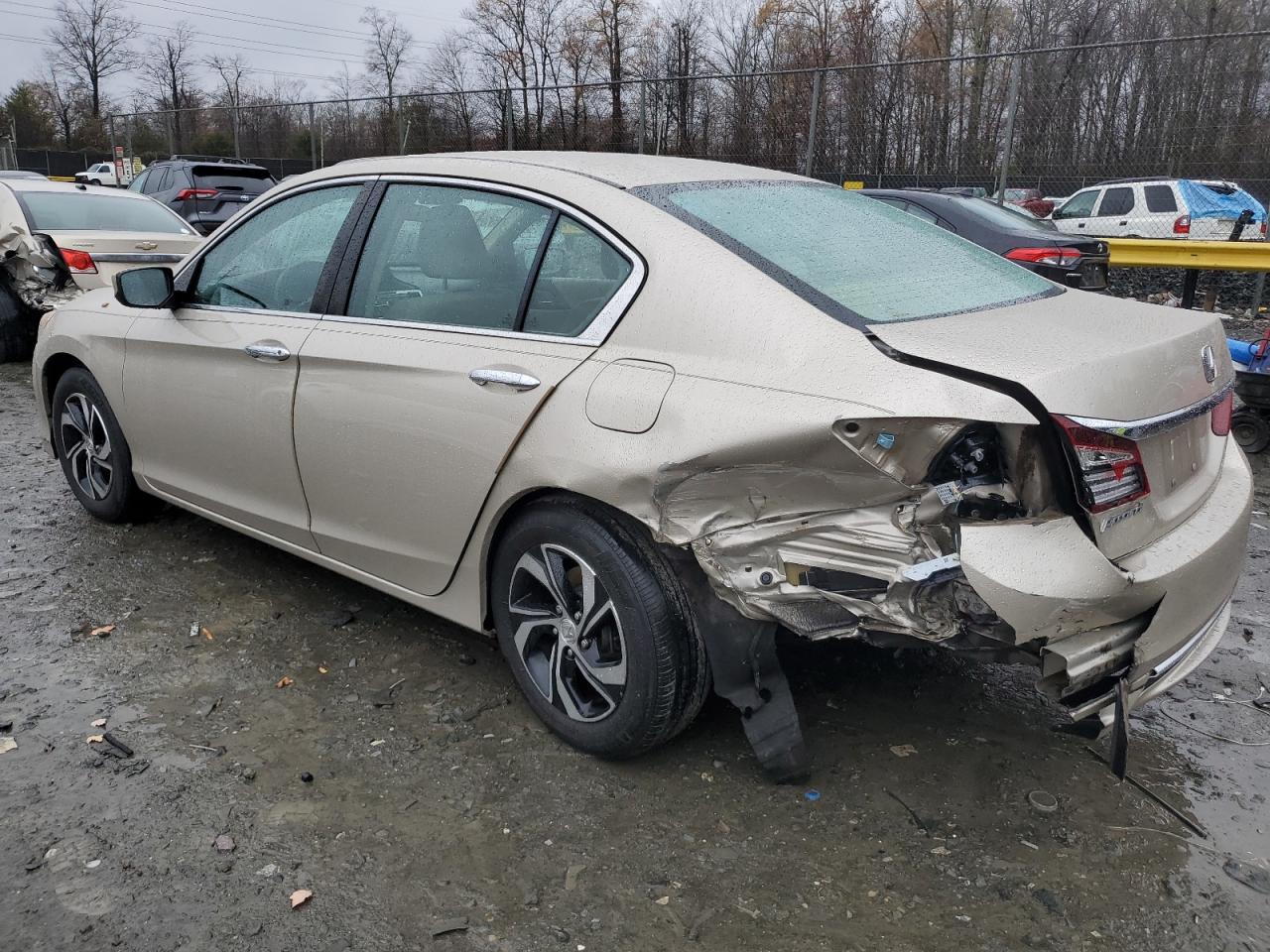 2017 Honda Accord VIN 1HGCR2F33HA131706 Copart auction photo, rear end / undercarriage damage thumbnail 2