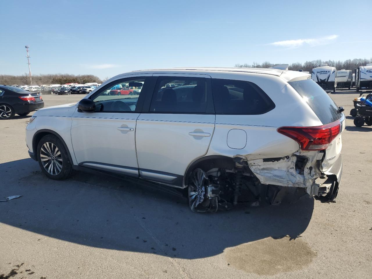 2020 Mitsubishi Outlander VIN JA4AD2A33LZ045053 Copart auction photo, rear end damage thumbnail 2