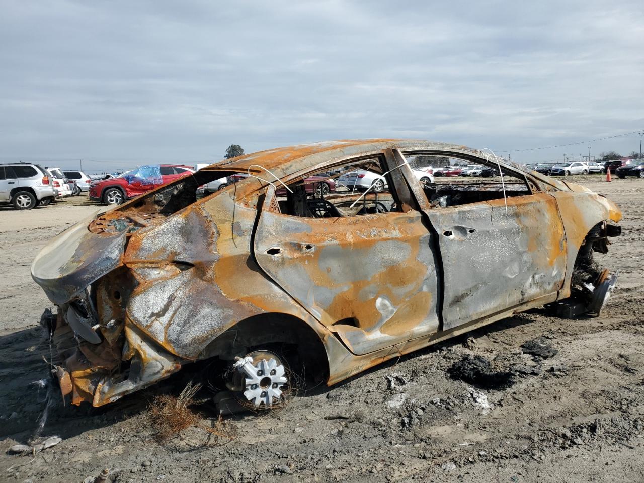 2015 Hyundai Elantra VIN 5NPDH4AE0FH618202 Copart auction photo, burn / vandalism damage thumbnail 3