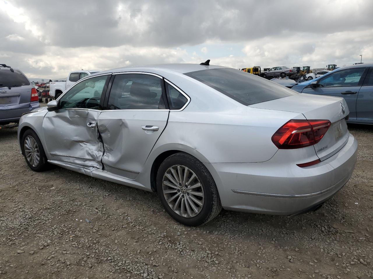 2017 Volkswagen Passat VIN 1VWBT7A39HC062232 Copart auction photo, side damage thumbnail 2