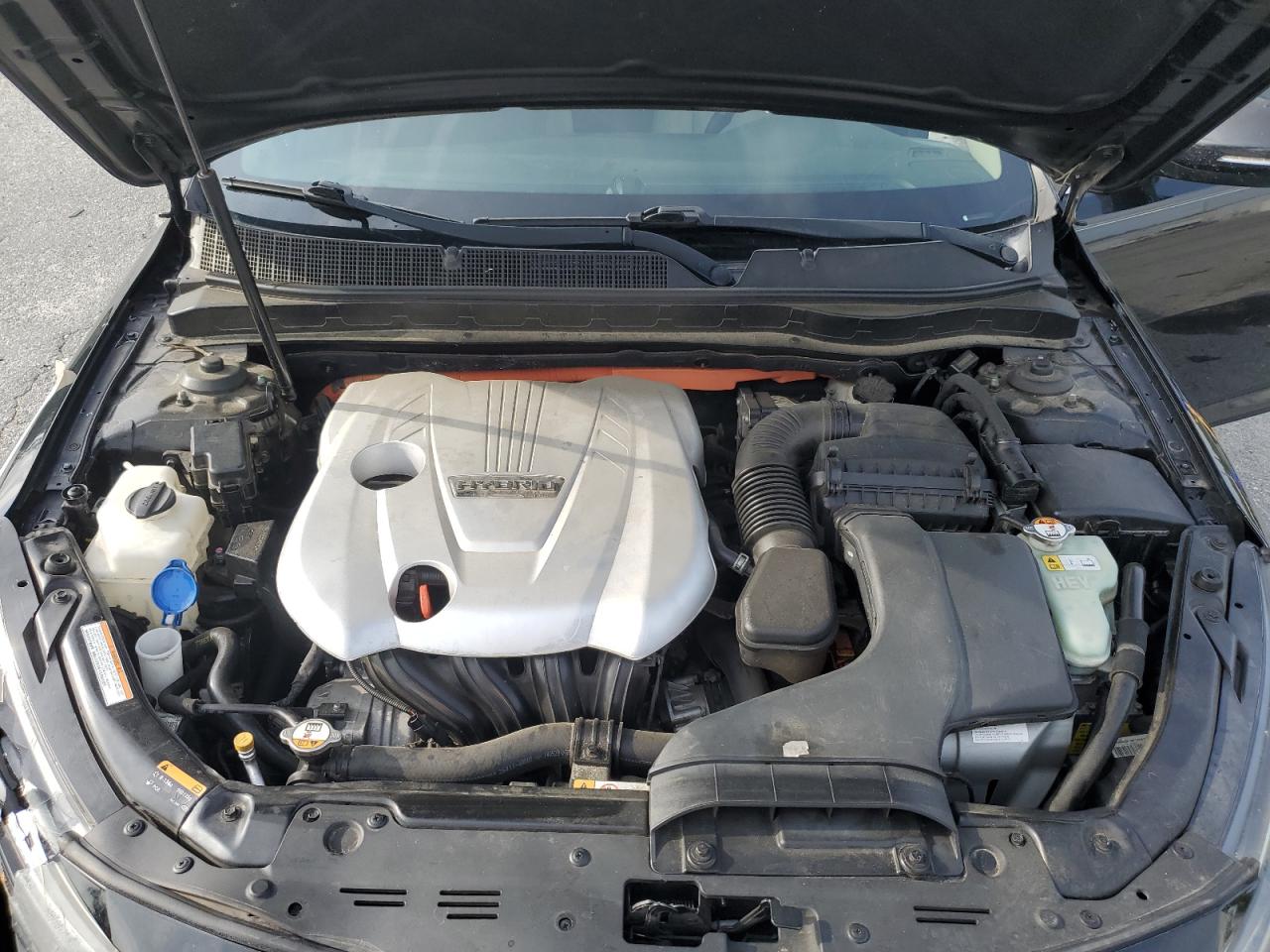 2014 KIA Optima VIN KNAGM4AD3E5074757 Copart auction photo, front end damage thumbnail 13