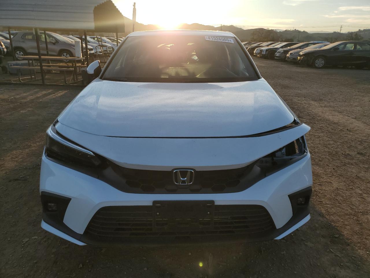 2024 Honda Civic VIN 19XFL1H83RE011886 Copart auction photo, all over damage thumbnail 5