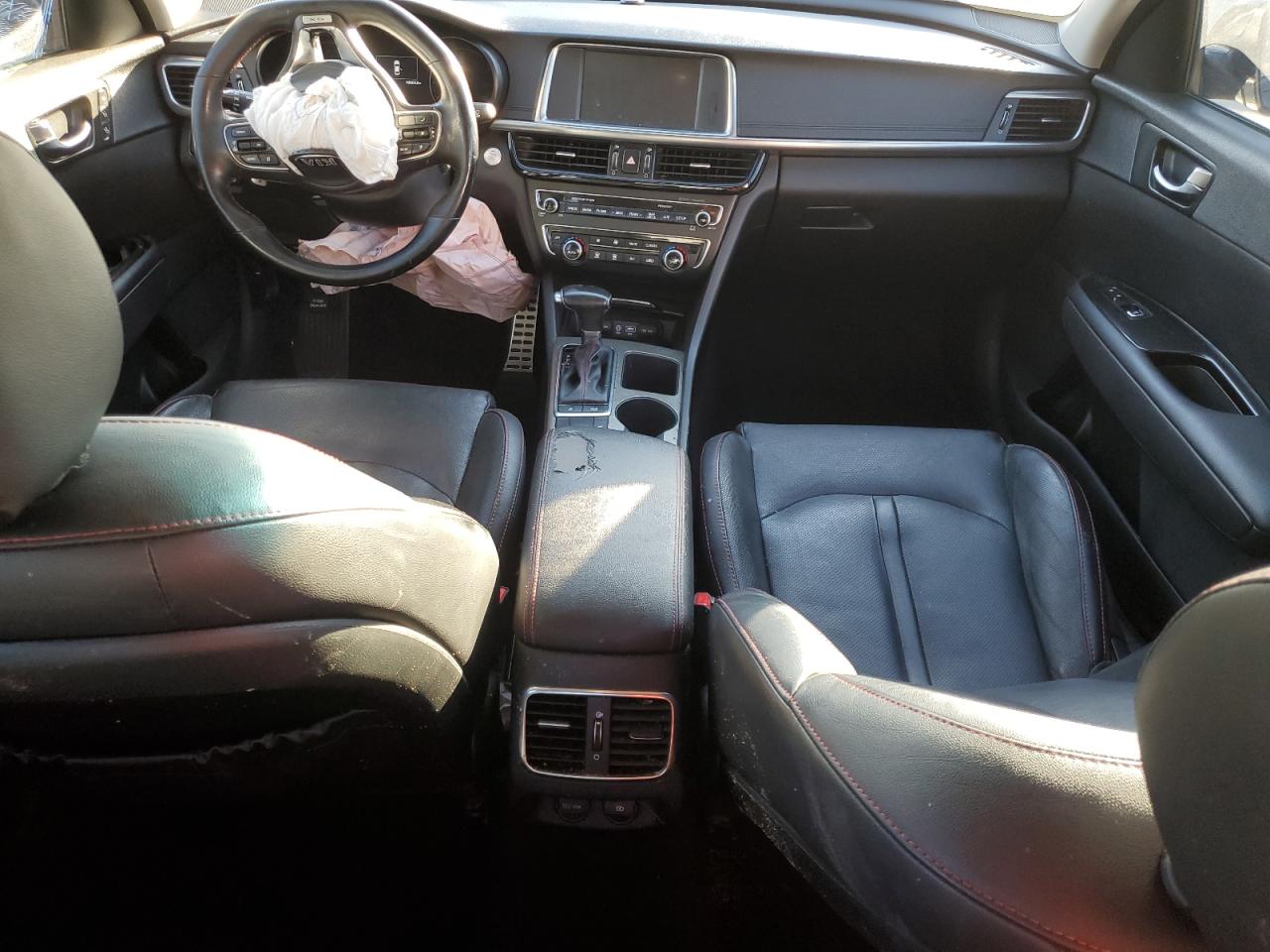 2016 KIA Optima VIN 5XXGW4L21GG064414 Copart auction photo, front end / side damage thumbnail 8