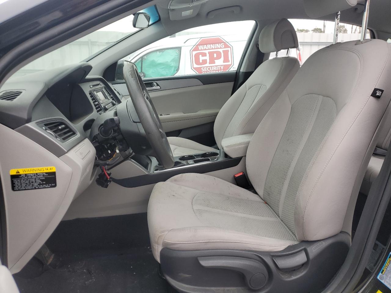 2017 Hyundai Sonata VIN 5NPE24AF0HH474703 Copart auction photo, vandalism damage thumbnail 7