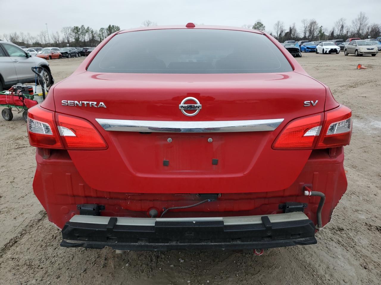 2017 Nissan Sentra VIN 3N1AB7AP2HL720890 Copart auction photo, rear end damage thumbnail 6