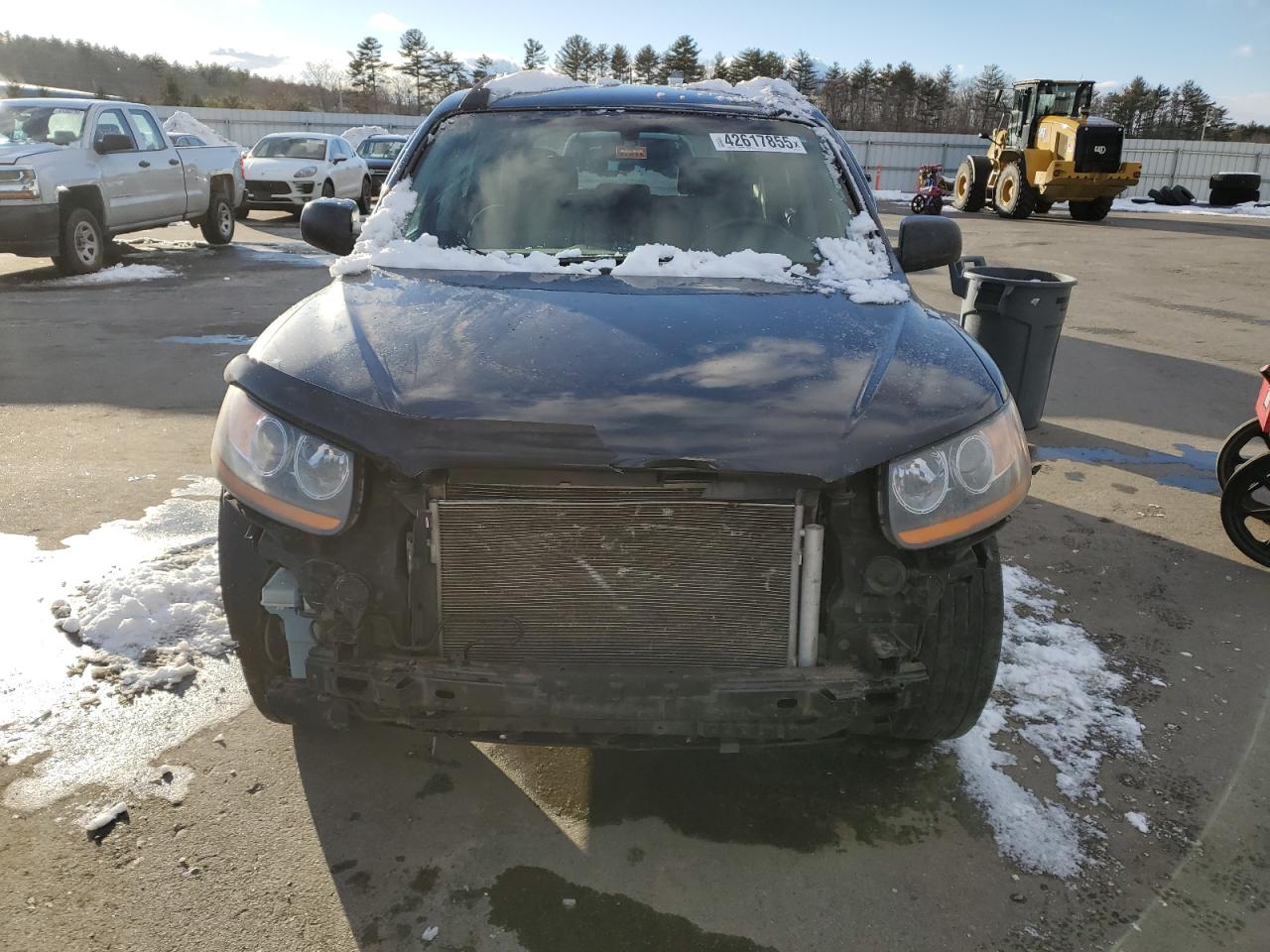 2011 Hyundai Santa Fe VIN 5XYZGDAB3BG081079 Copart auction photo, front end damage thumbnail 5