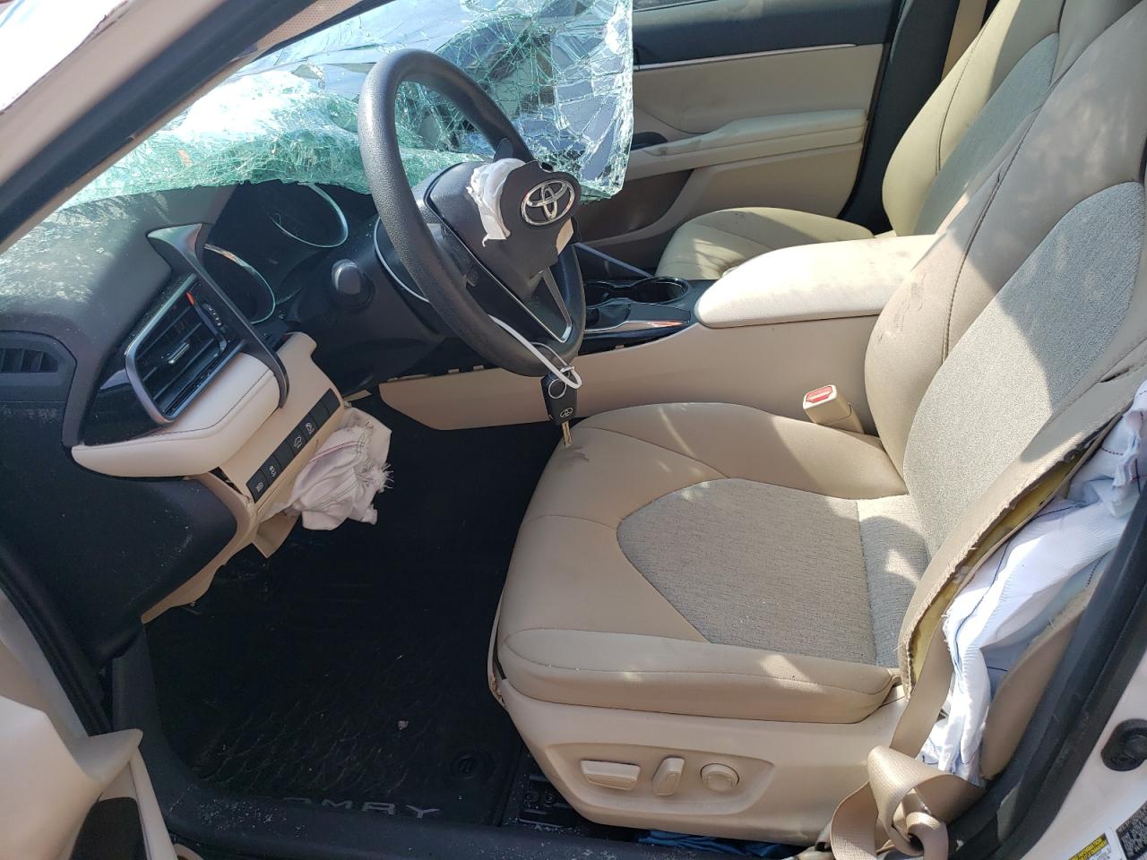 2019 Toyota Camry VIN 4T1B11HK1KU224953 Copart auction photo, side / front end damage thumbnail 7