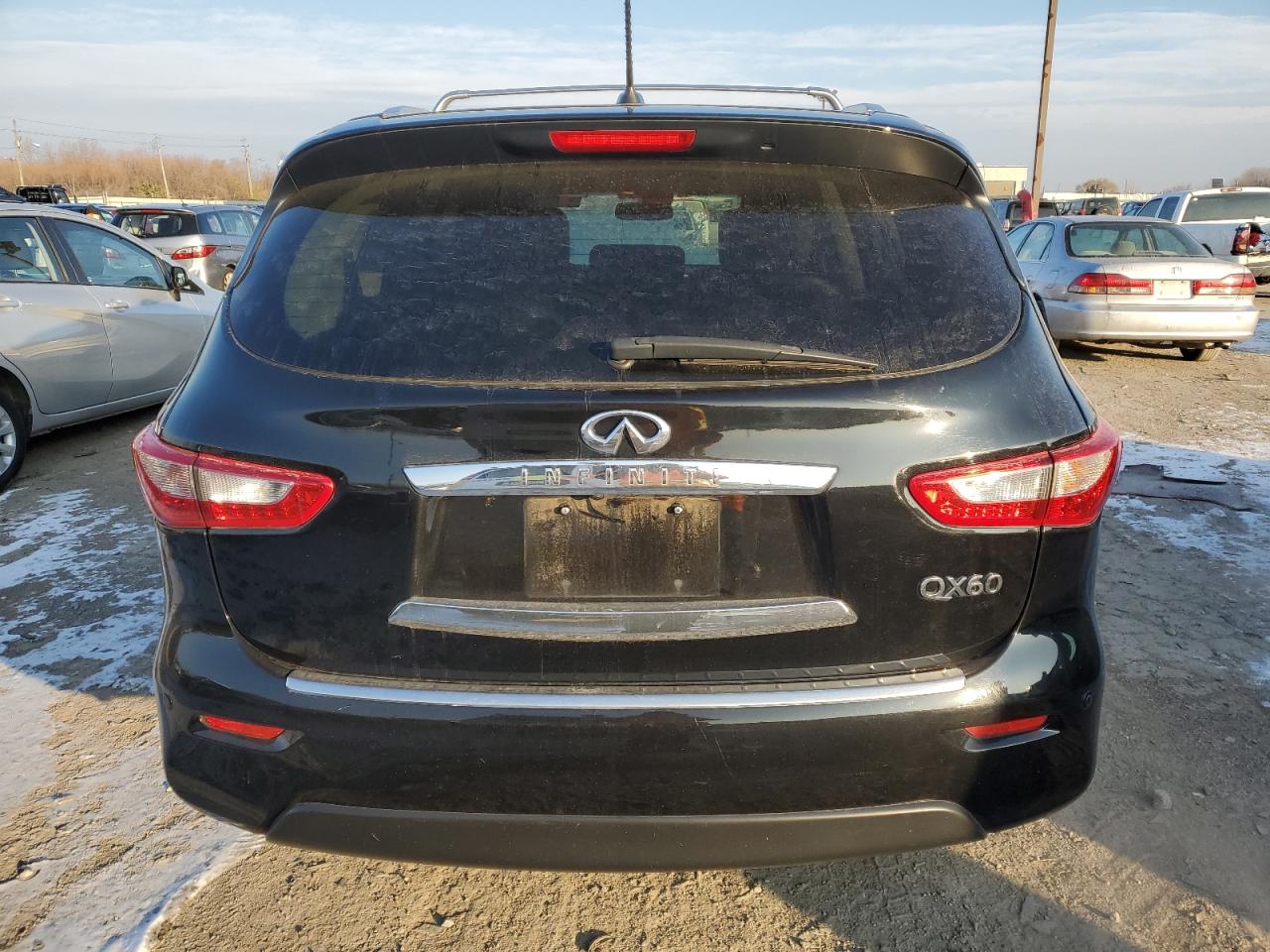 2015 Infiniti QX60 VIN 5N1AL0MM9FC554293 Copart auction photo, front end / all over damage thumbnail 6