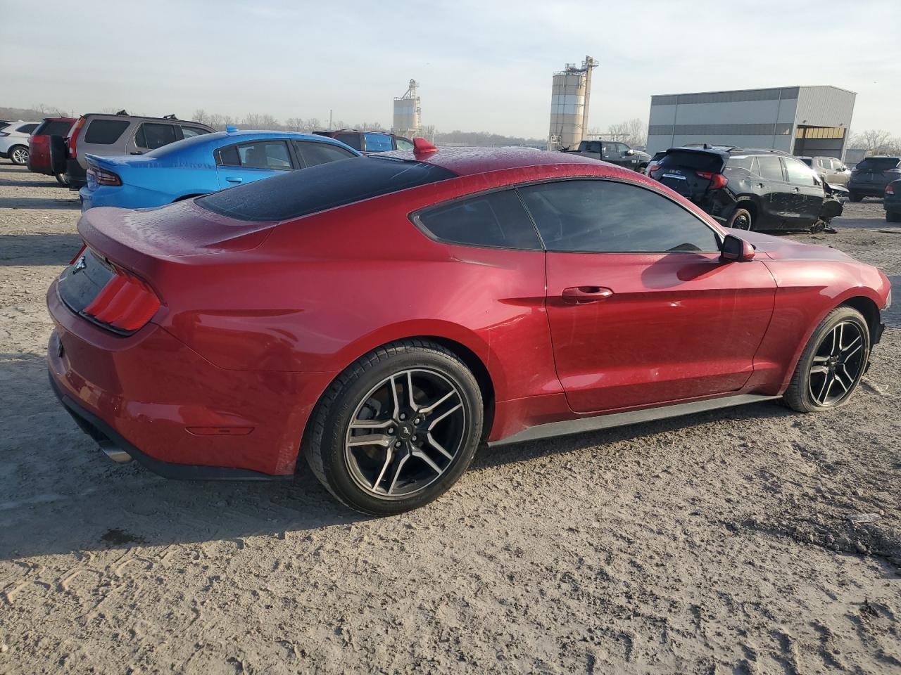 2022 Ford Mustang VIN 1FA6P8TH3N5129467 Copart auction photo, front end damage thumbnail 3