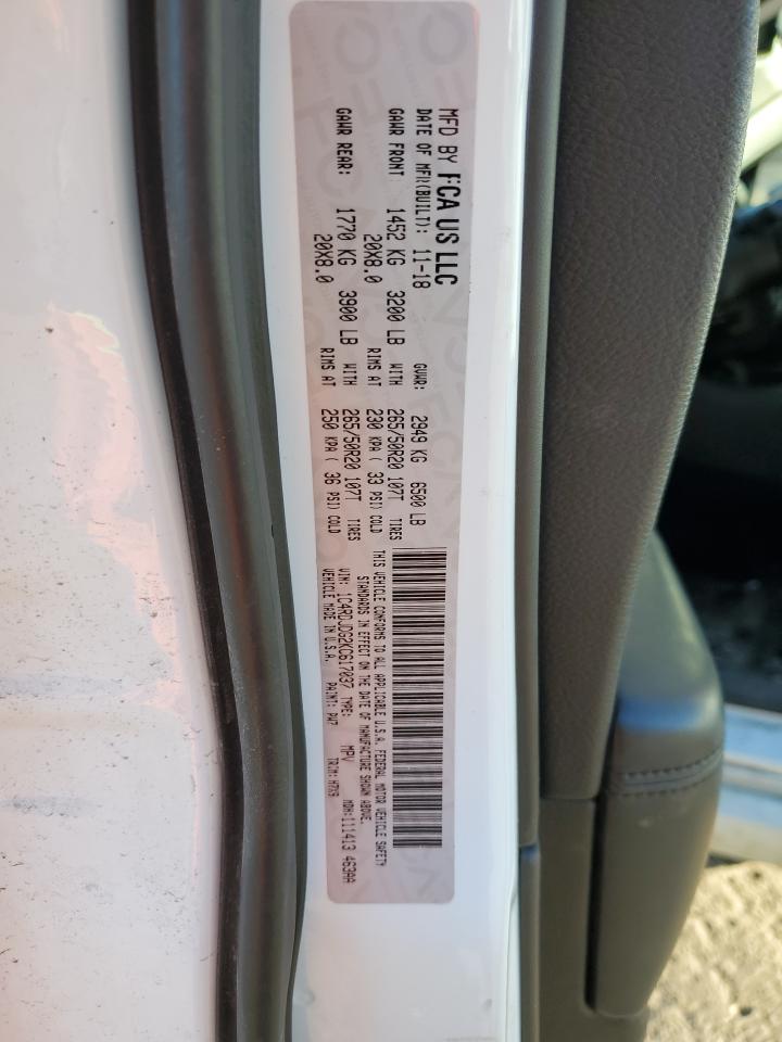 2019 Dodge Durango VIN 1C4RDJDG2KC617037 Copart auction photo, front end / side damage thumbnail 14