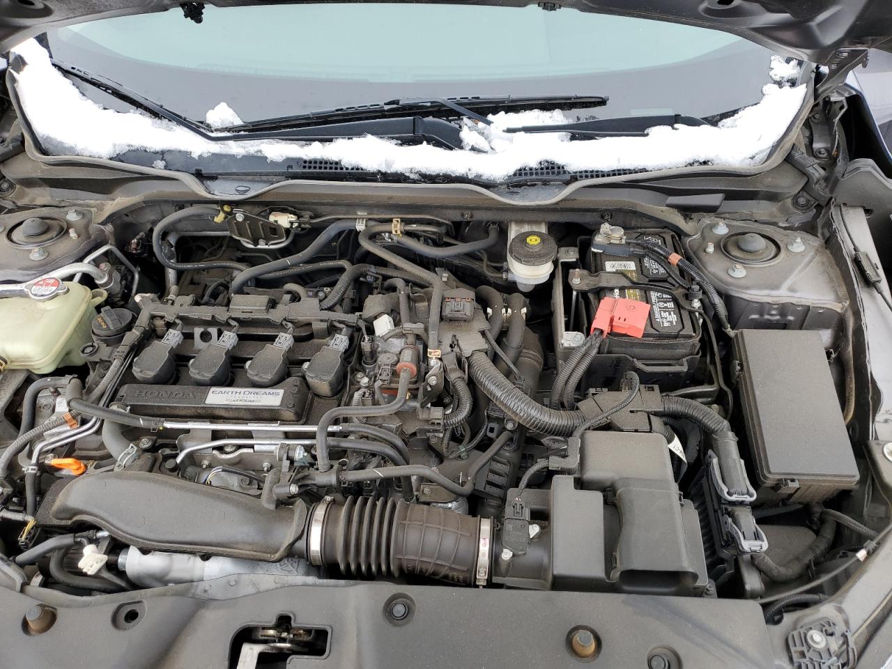 2016 Honda Civic VIN 19XFC1F34GE009794 Copart auction photo, front end damage thumbnail 12
